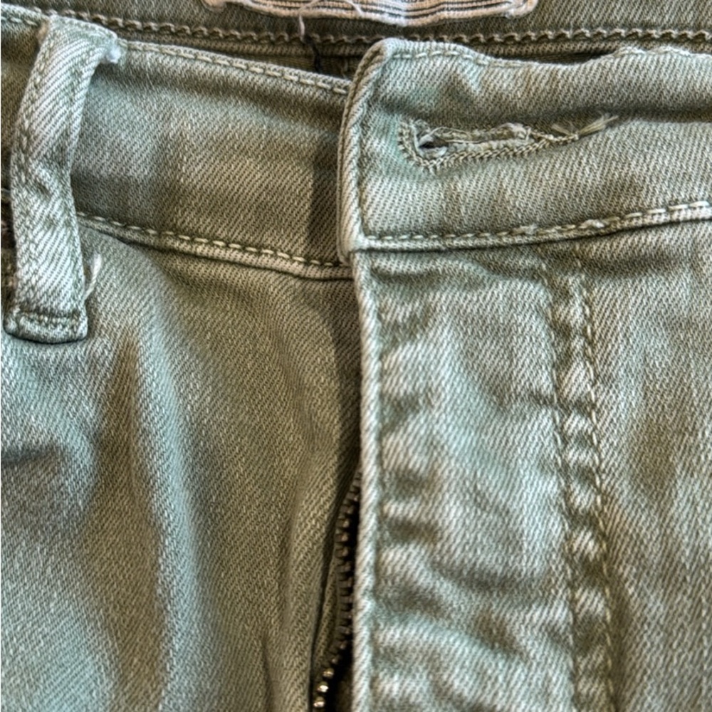 Free People Green Skinny Jeans